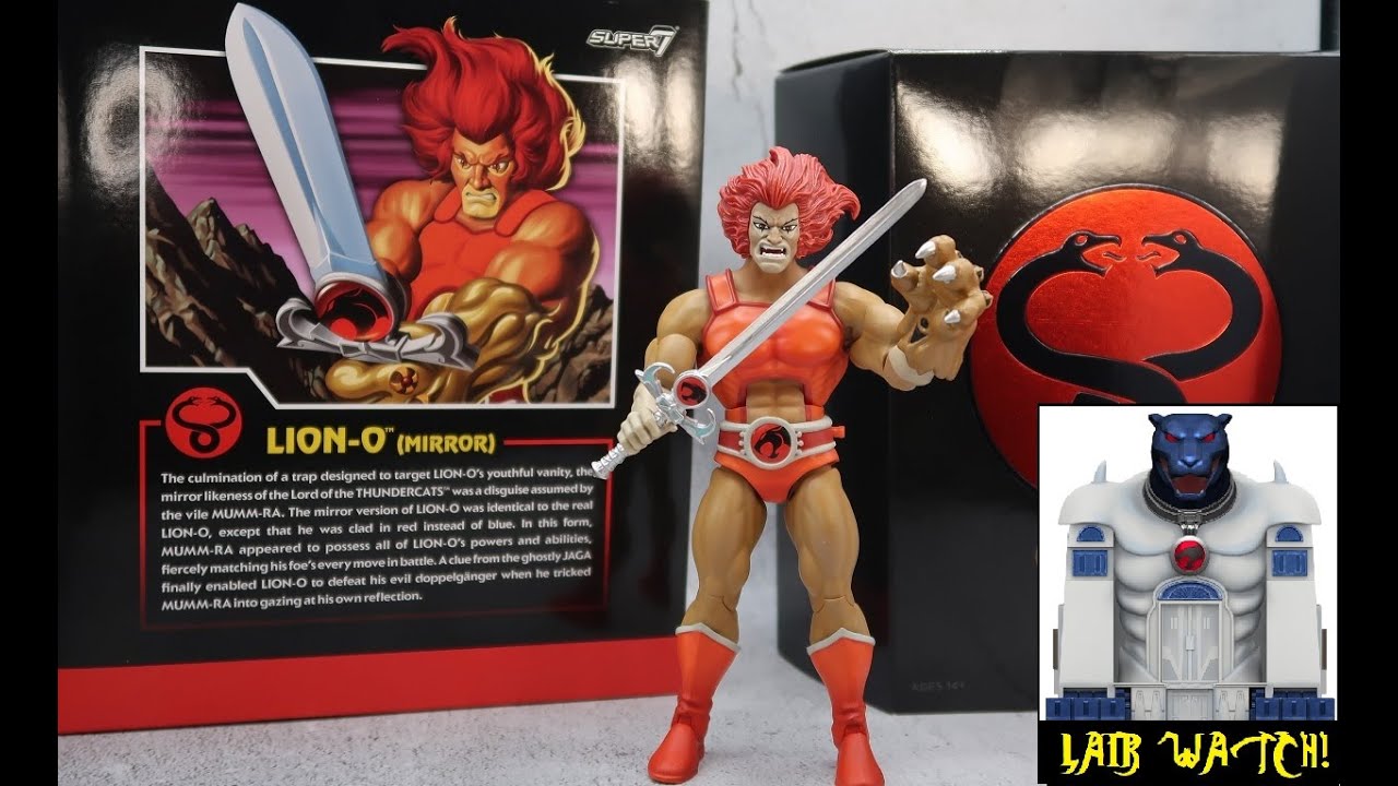 Super 7: Thundercats Ultimates: Mirror Lion-O! Plus Lair Watch!