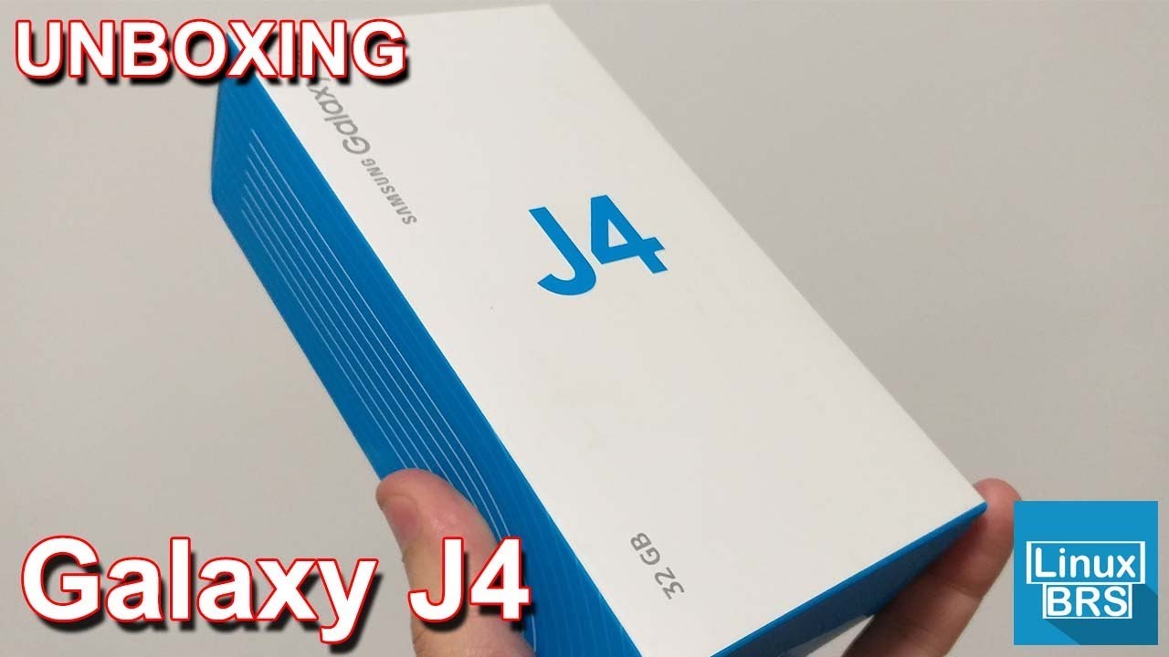 Samsung Galaxy J4 - UNBOXING