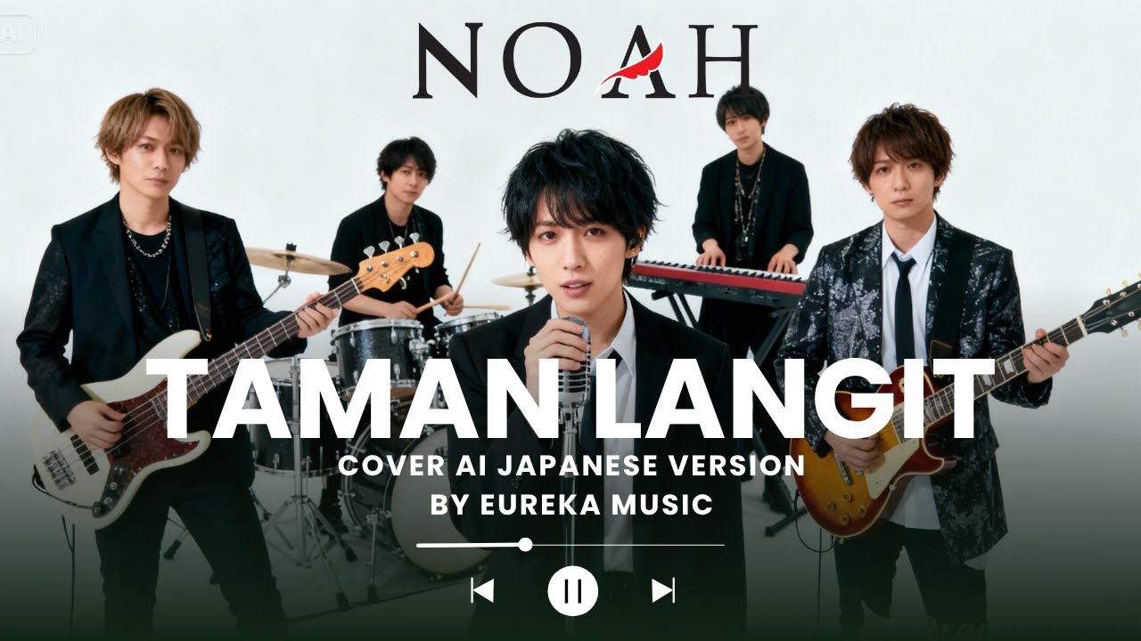 Taman Langit - Noah Versi Bahasa Jepang | AI Cover By Eureka Music