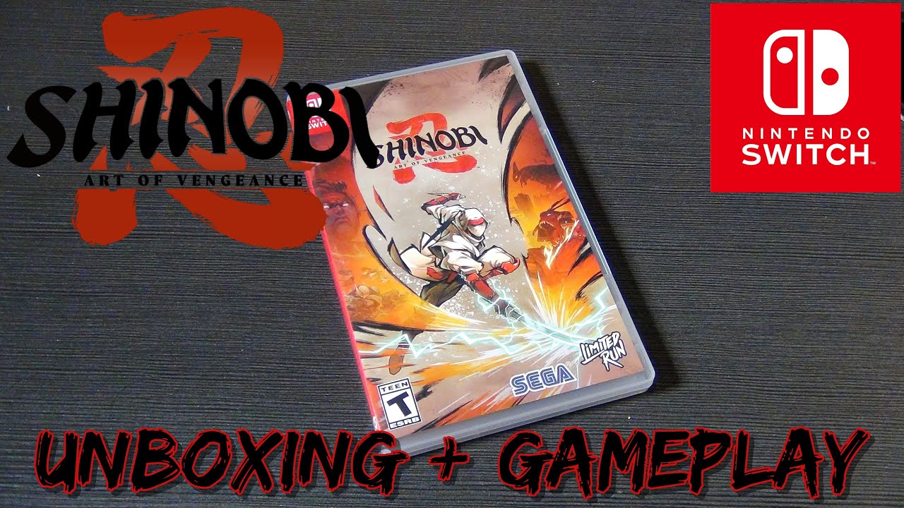 [Fe(r)eviews] Nintendo Switch Shinobi Art Of Vengeance - Unboxing & Gameplay