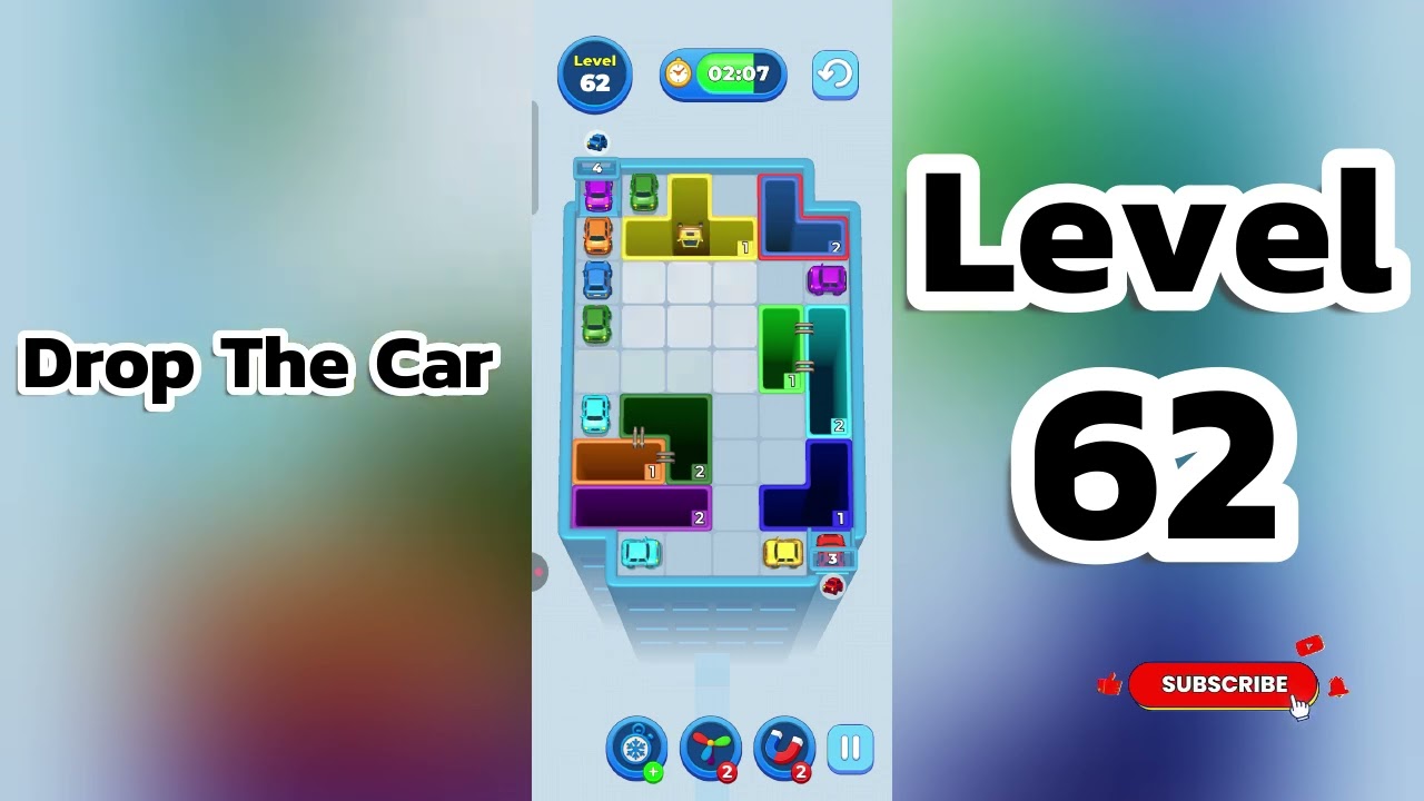 🚗 Drop The Car Level 62  Walkthrough | Car Puzzle Game Solution | Go Answer
