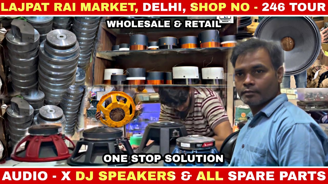 All audio X dj speakers & speaker spare parts, cone, magnate kit, coils, basket, spiders, terminals