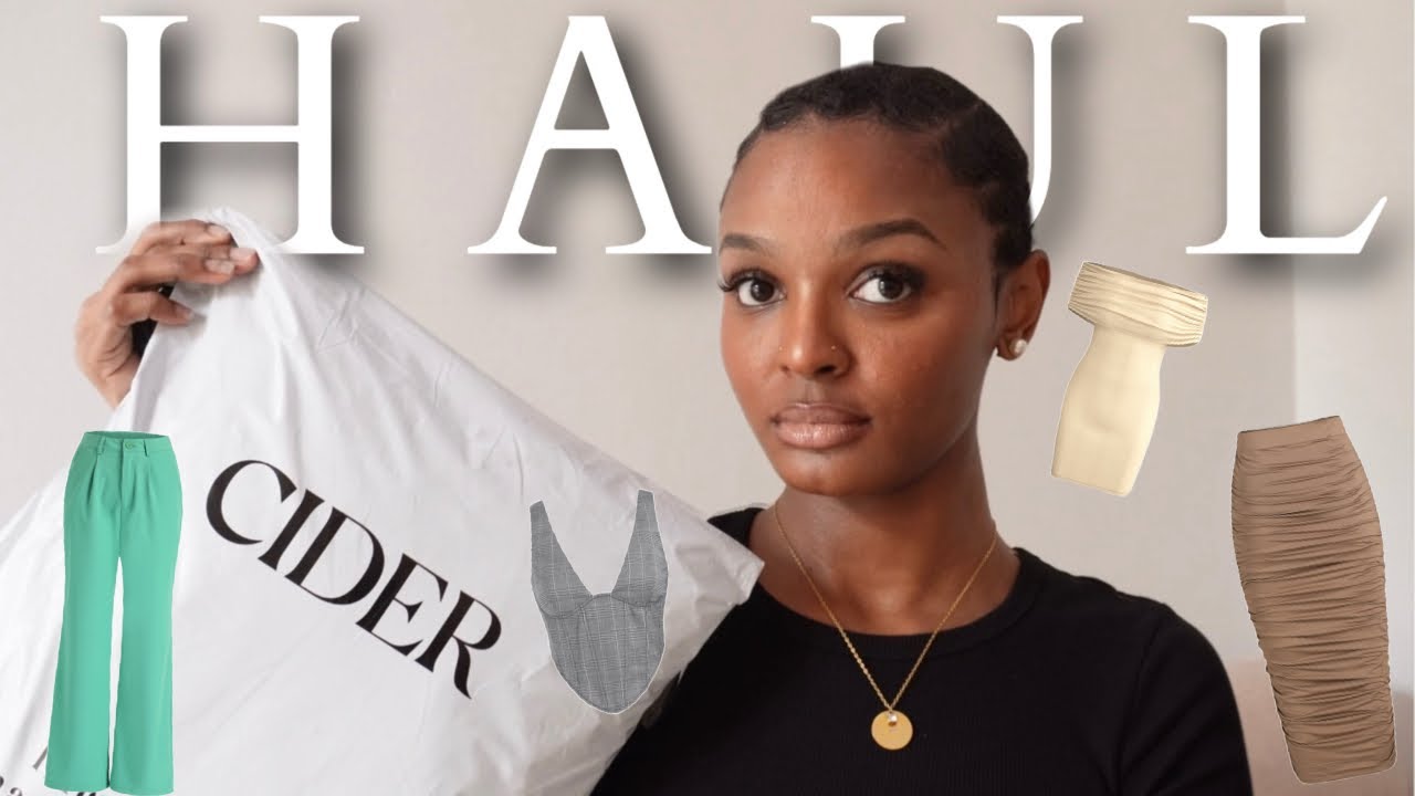 HAUL CIDER : JE TESTE LA MARQUE | CHLOE BNHR