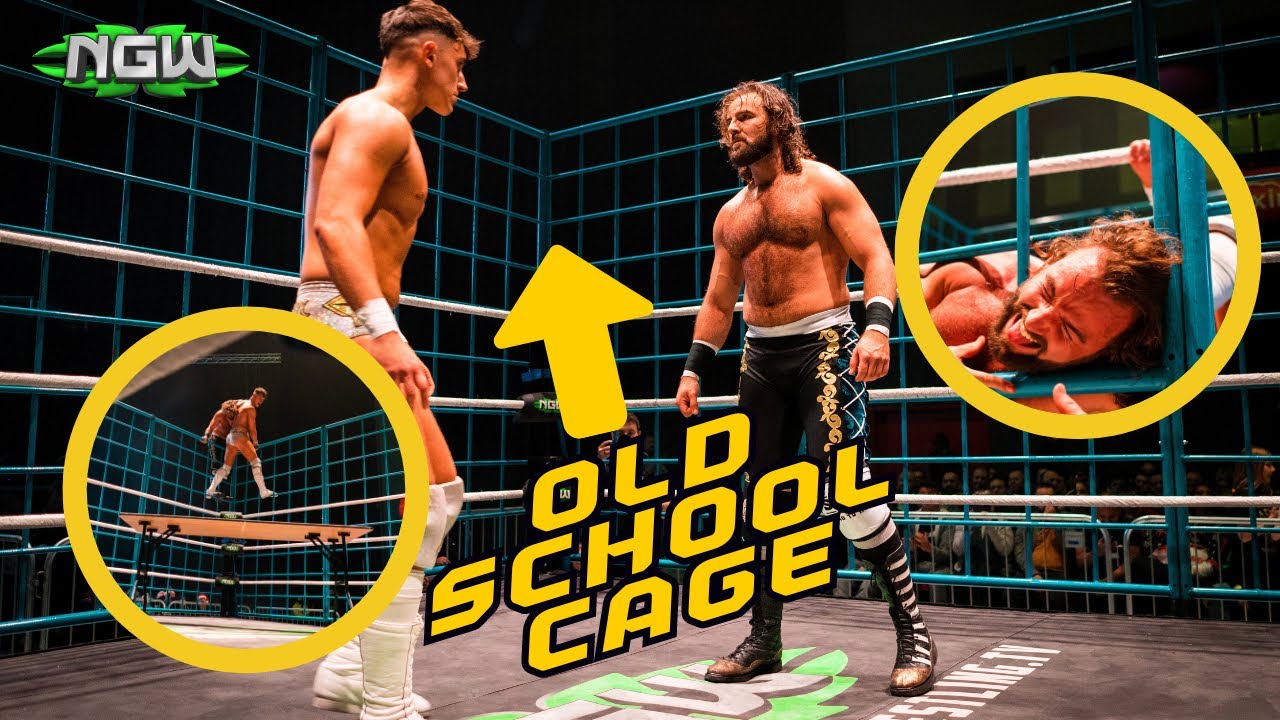 Brutal Steel Cage Match - Nathan Cruz Vs Myles Kayman Full Match