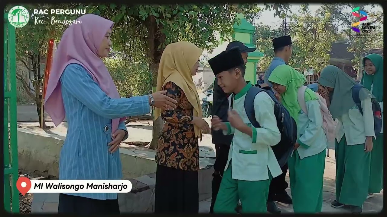 MARS HARI SANTRI NASIONAL PAC PERGUNU BENDOSARI dalam rangka memperingati Hari Santri Nasonal 2025