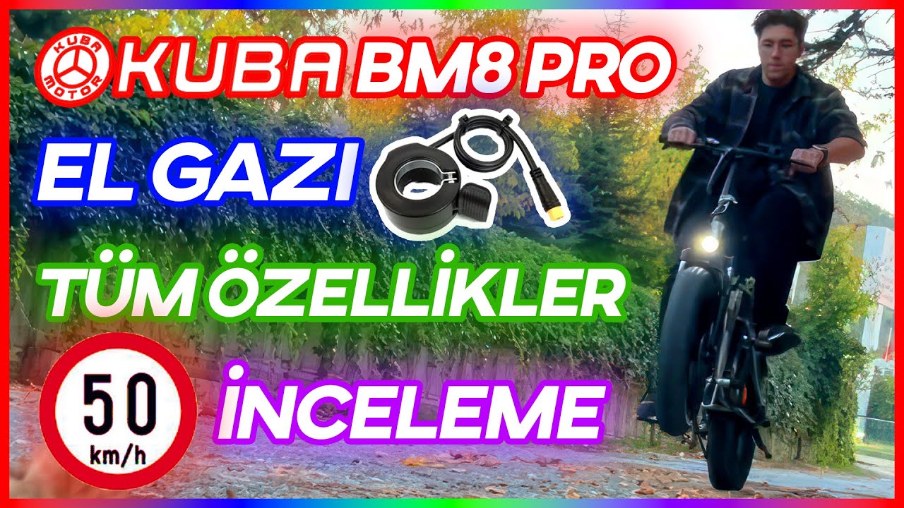 BİM ELEKTRİKLİ BİSİKLET | EL GAZI KULLANIMI | KUBA BM8 PRO ALINIR MI? 