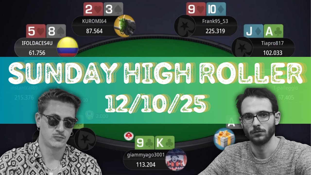🇮🇹 &euro;250 Sunday High Roller 12/10/25 instantcal89 | IFOLDACES4U | Il-Giuglia - Final Table Replay