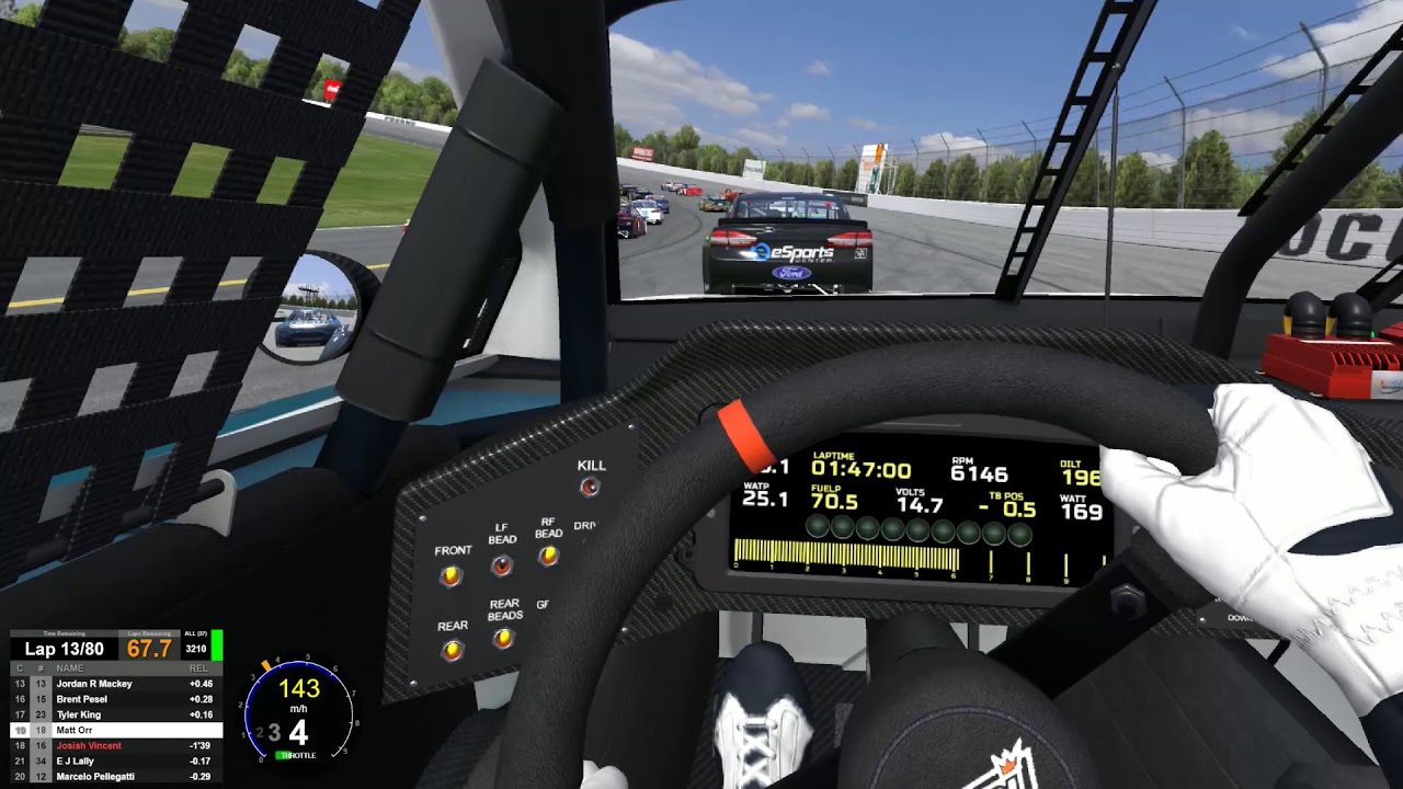 iRacing: Худшая гонка-симуляция, в которой я участвовал. [VR] (2018 NiS Pocono I)