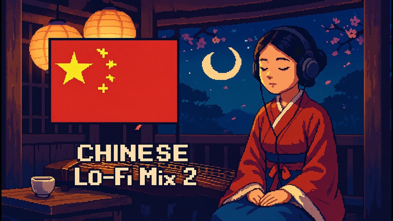 Chinese Lo-Fi 🇨🇳  – Guzheng, Erhu & Tea House Vibes mix 2🌙