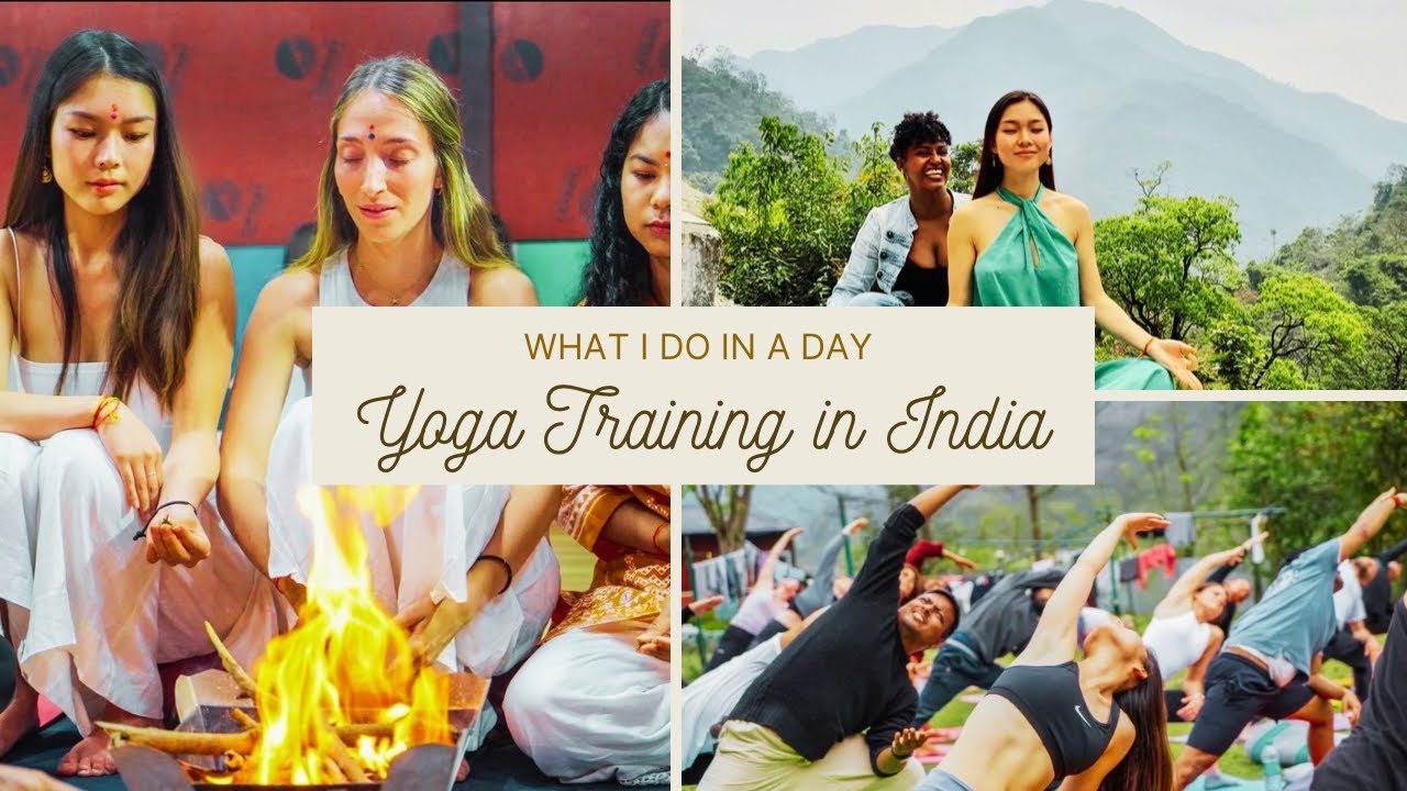 【インドヨガ留学】一日のルーティーンinリシケシ 前半｜RYT500｜ヨガの聖地｜森の中のリアル生活 ｜Yoga training in Rishikesh, India 🌱
