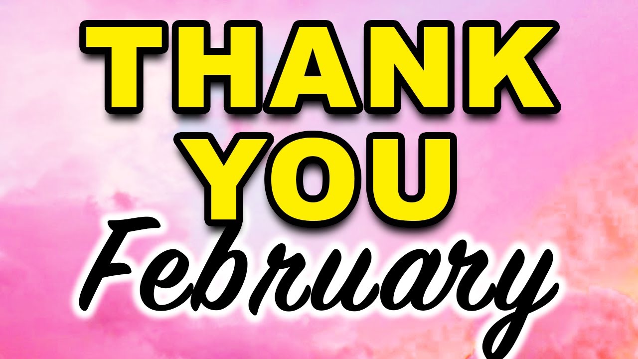 Thank You February | Daily Positive Affirmations for Gratitude and Abundance