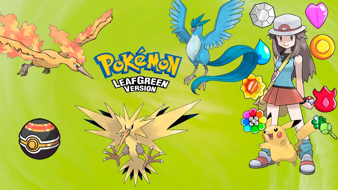 POKÉMON LEAF GREEN | EM BUSCA DAS AVES LENDÁRIAS