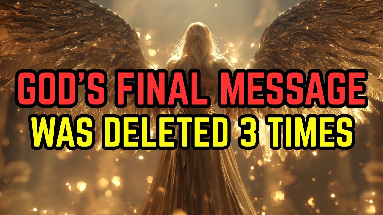 Chosen One: God Left This Final Note For You Now —  Listen Closely!⚡🚨