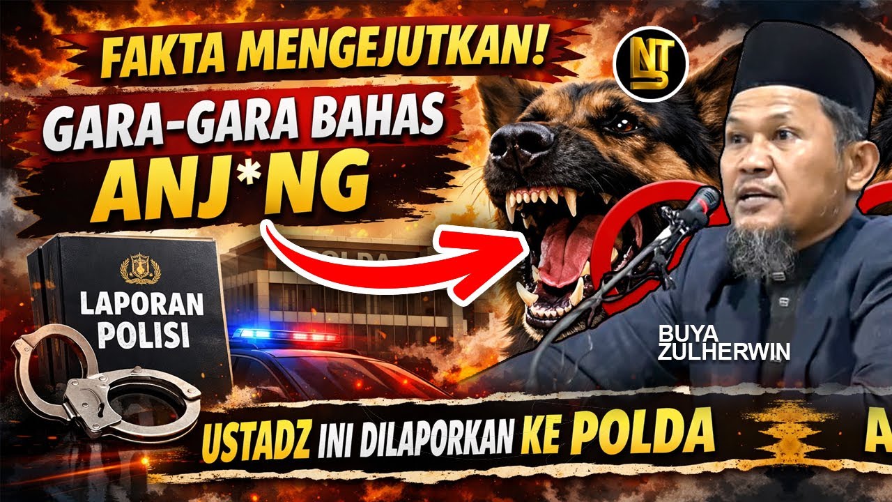 🔴 Fakta Mengejutkan! Gara-gara Bahas Anj*ng Ustadz Ini Dilaporkan ke Polda | Ust Zulherwin Zakir