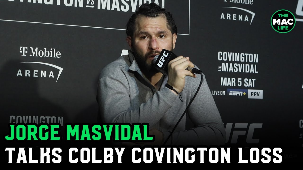 Jorge Masvidal: 'If I see Colby on the street, I'm going to try and break his jaw' | UFC 272 Presser