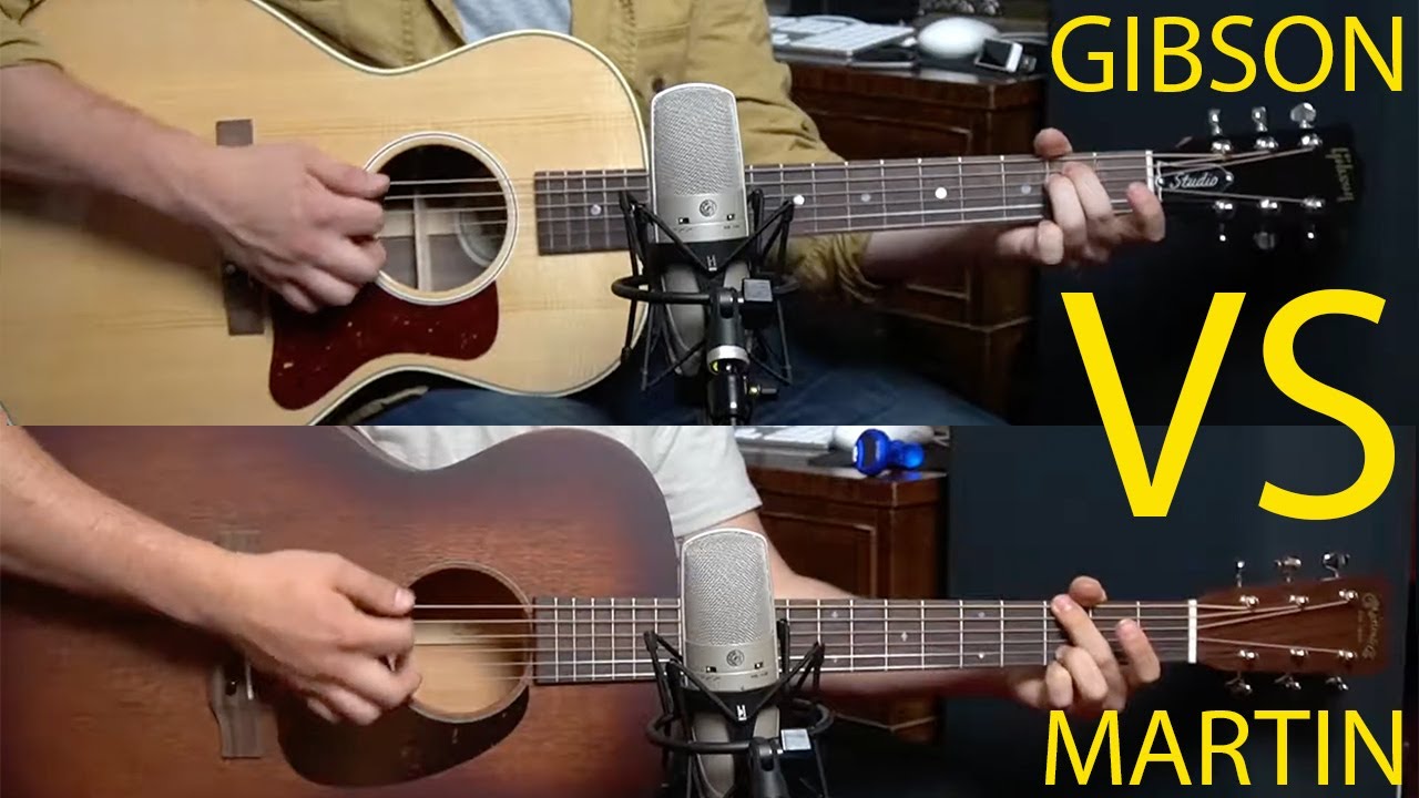 $1500 Acoustic Shootout : Martin 000-15 M vs Gibson L-00 Studio
