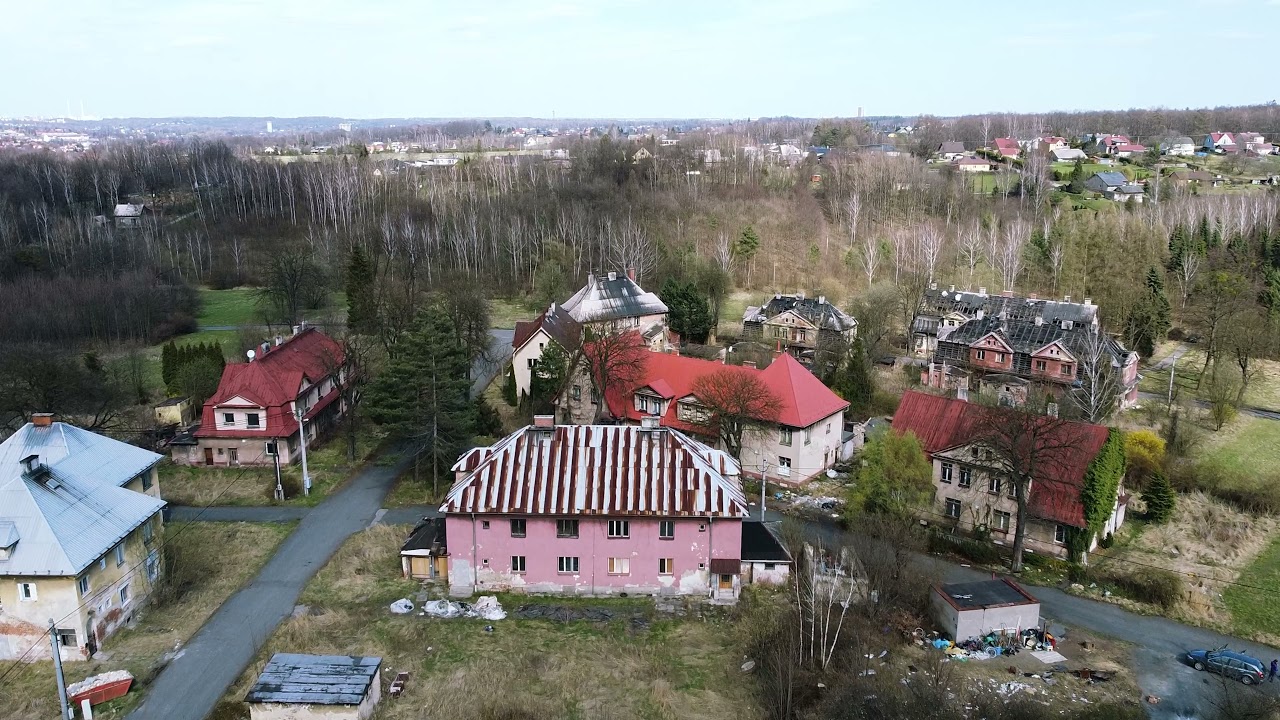 Bývalá hornická kolonie Petřvald.