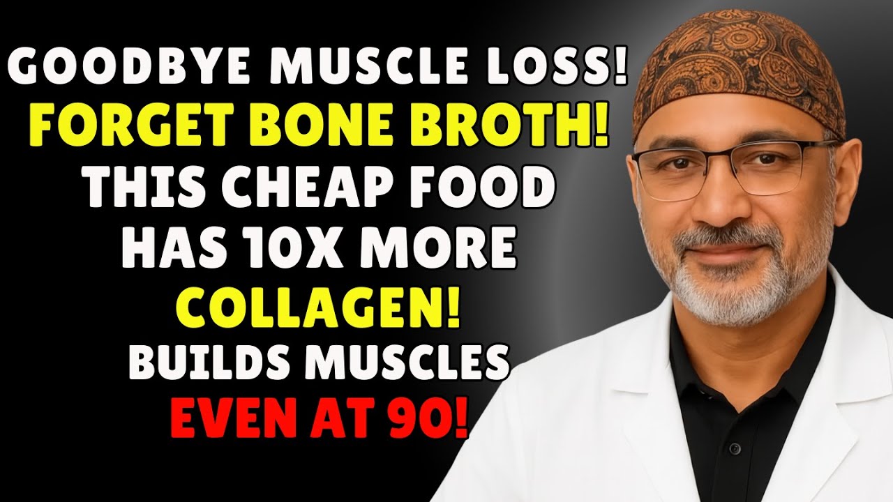Over 60? Forget Bone Broth! THIS Food Builds Muscle And Ends Sarcopenia! | Senior Health Tips