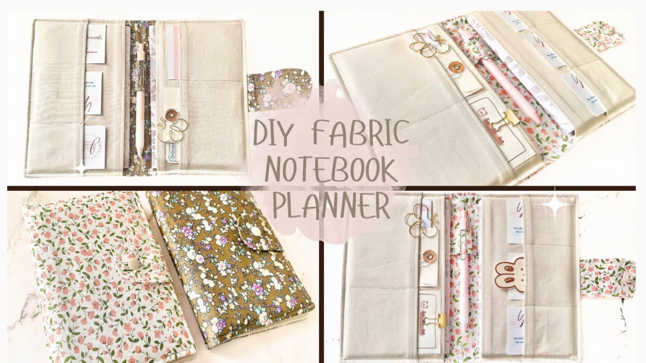 DIY Fabric Notebook Planner