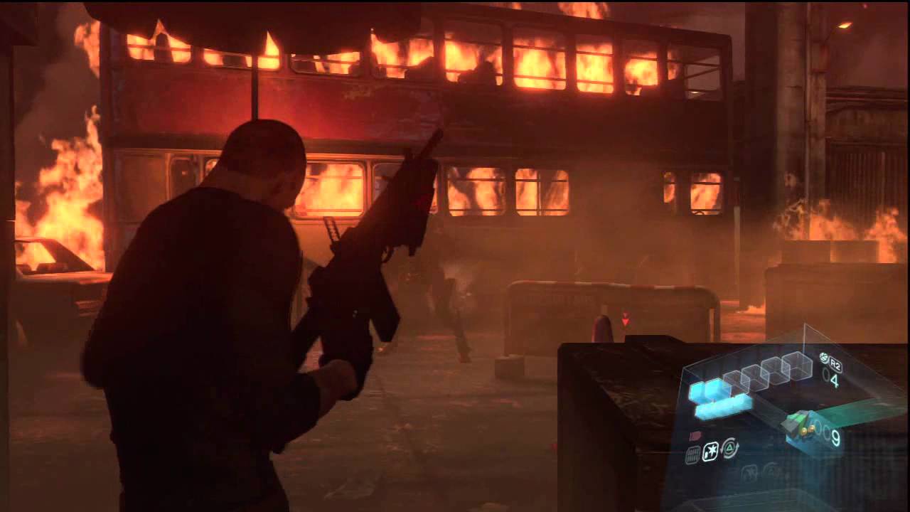 Resident Evil 6 - Jake Chap 4, Ubistvo "Bone Chainsaw Creature" Boss-fight First Encounter PS3