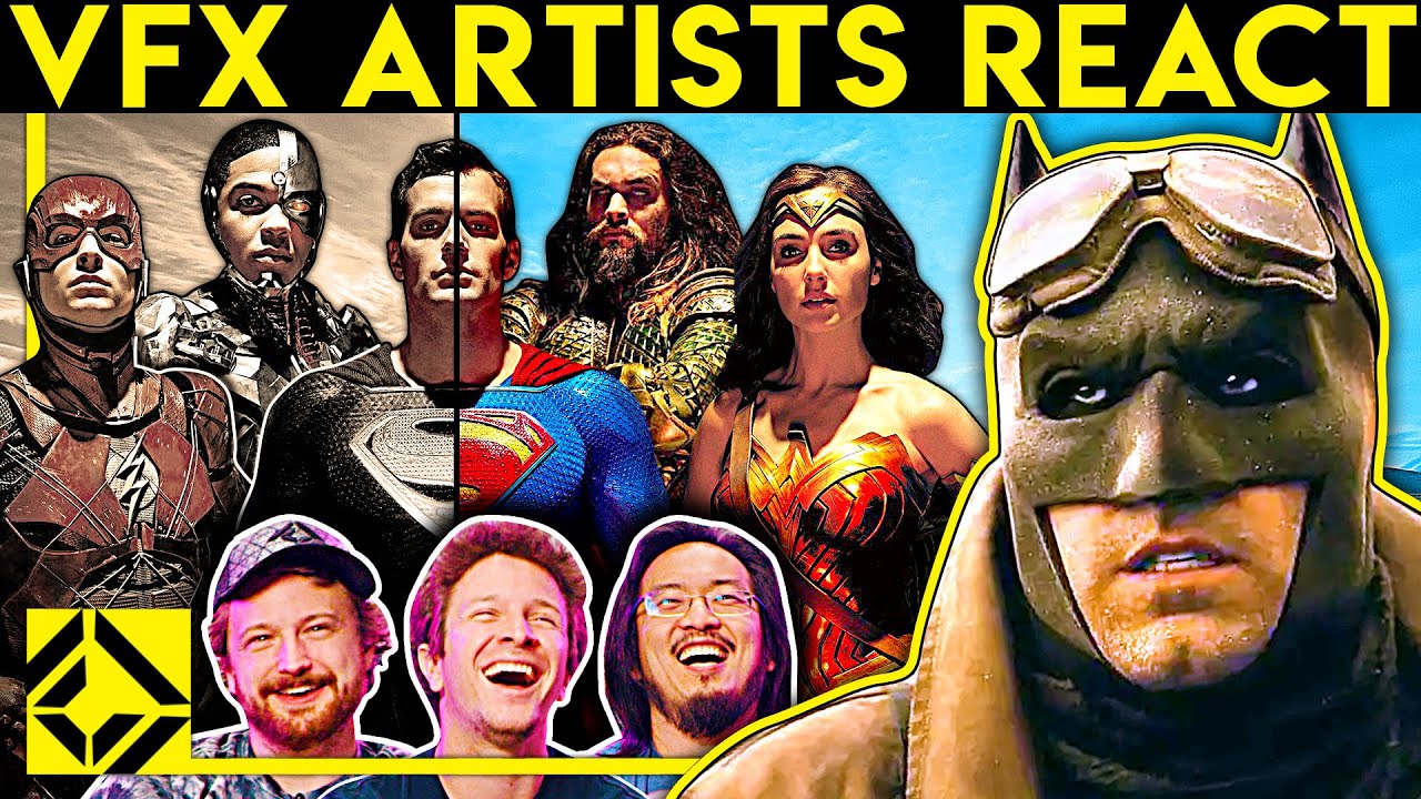 VFX Artists React to SNYDER CUT Justice League Bad & Great CGi