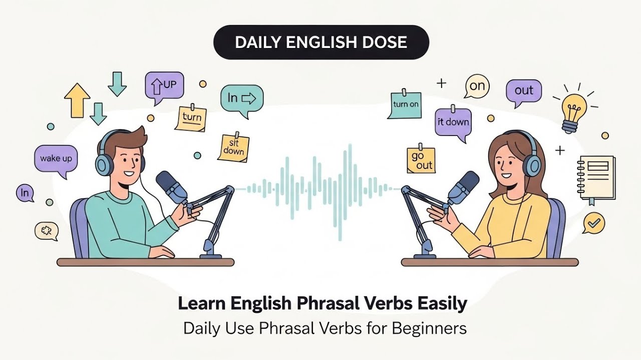 Learn English Phrasal Verbs Easily | Daily Use Phrasal Verbs for Beginners | Daily English Dose 