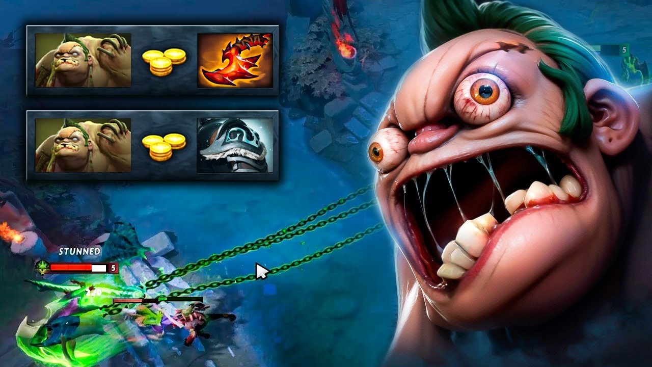 PUDGE SAVES THE GAME! 38Kills, Overwhelming Blink + Shiva EPIC COMEBACK RAMPAGE!
