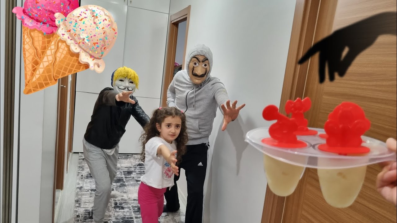 GİZEMLİ MASKELİLER ‼️ EVİMİZE KİM GELDİ ❓️ ESİLANIN YİYECEKLERİNİ GÖRDÜNÜZ MÜ❓️