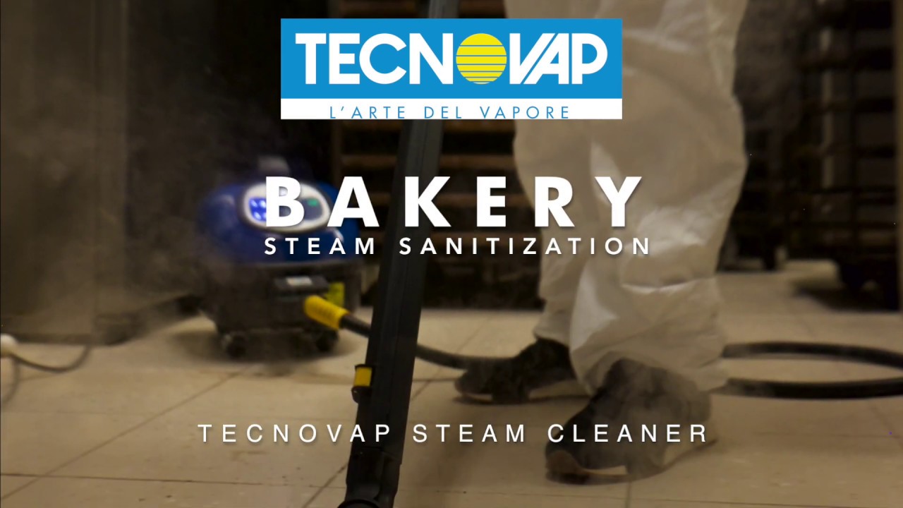 Bakery Cleaning and Sanitizing with a Dry Steam Cleaner by TECNOVAP