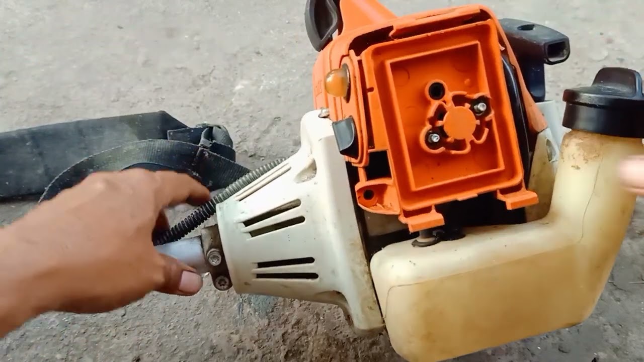 Replacing of a new primer bulb of Stihl Fs120 grass cutter!!!