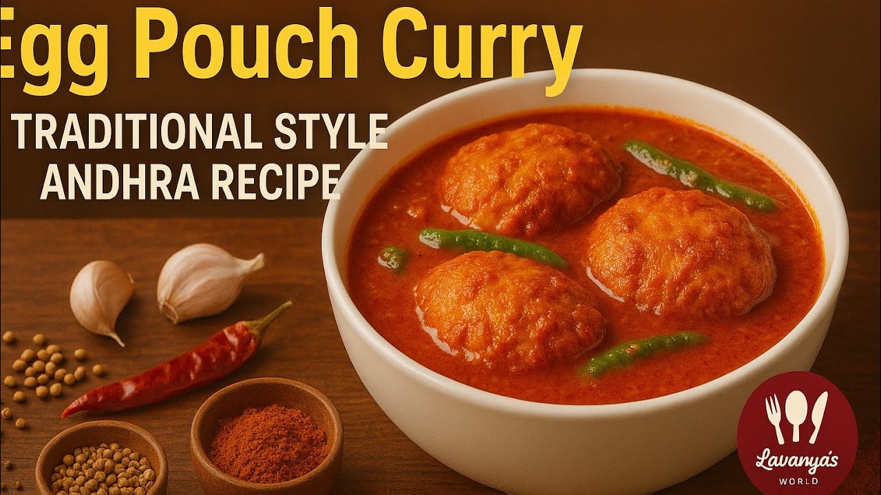 రుచికరమైన ఎగ్ పౌచ్ గ్రేవీ కర్రీ | Delicious Egg Pouch Gravy Curry: #eggrecipe #eggcurry #eggpouch