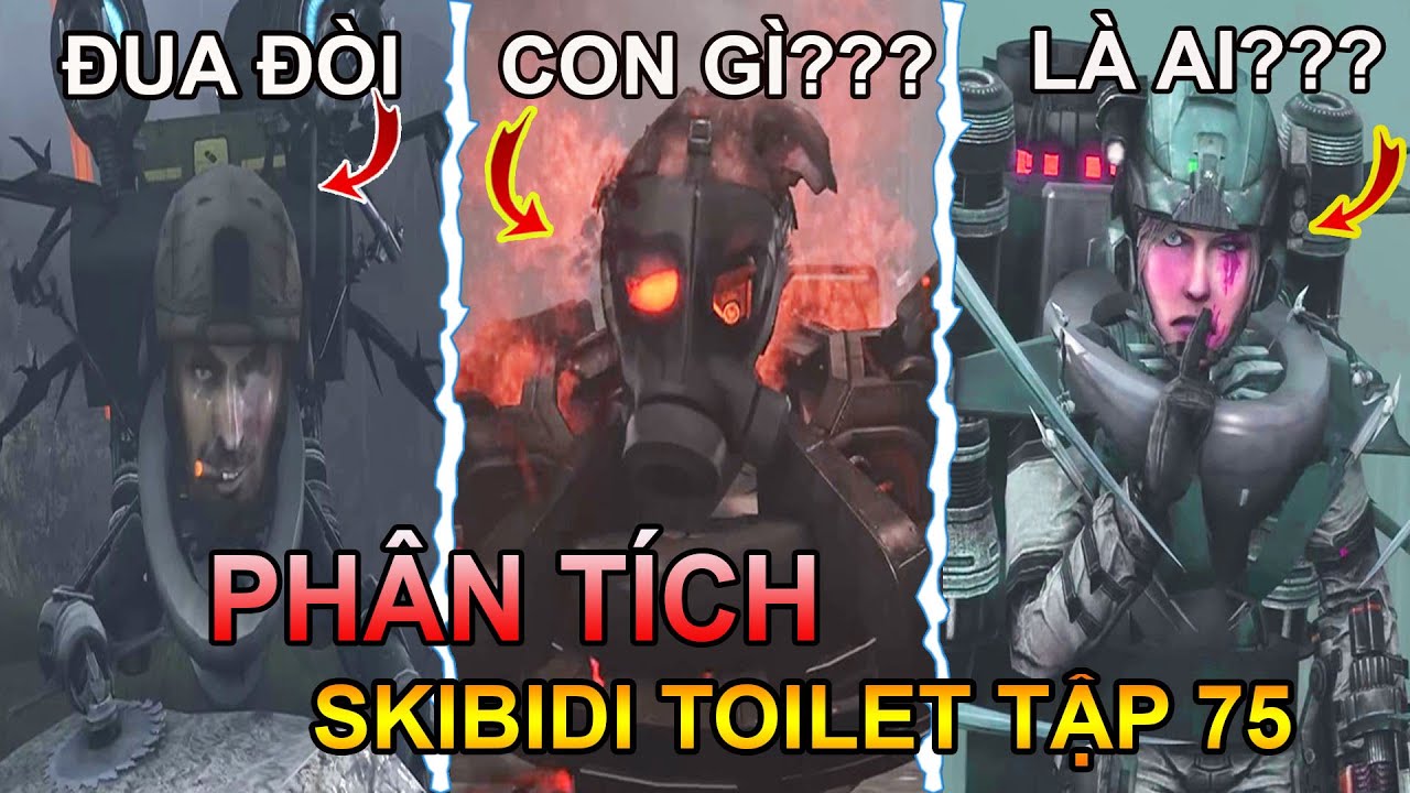 Phân tích skibidi toilet tập 75 | Phe Astro là sinh vật lạ ! #skibiditoilet #skibiditoilet75 #bum