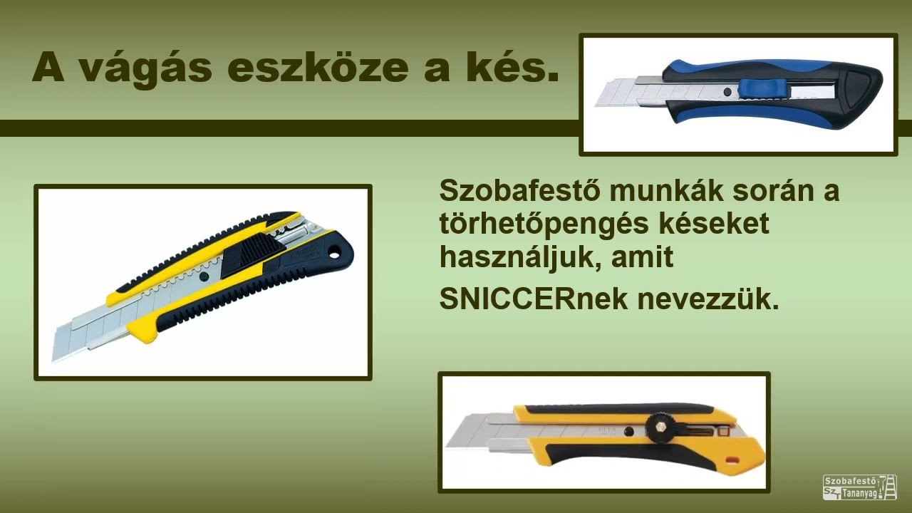 K&eacute;sek-Sniccer Szobafestő tananyag