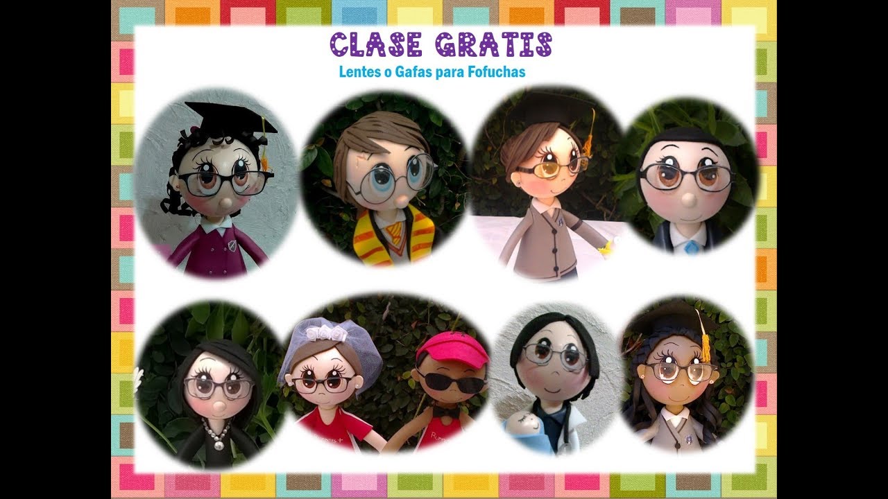 COMO HACER LENTES O GAFAS PARA FOFUCHAS SIN MOLDES ?