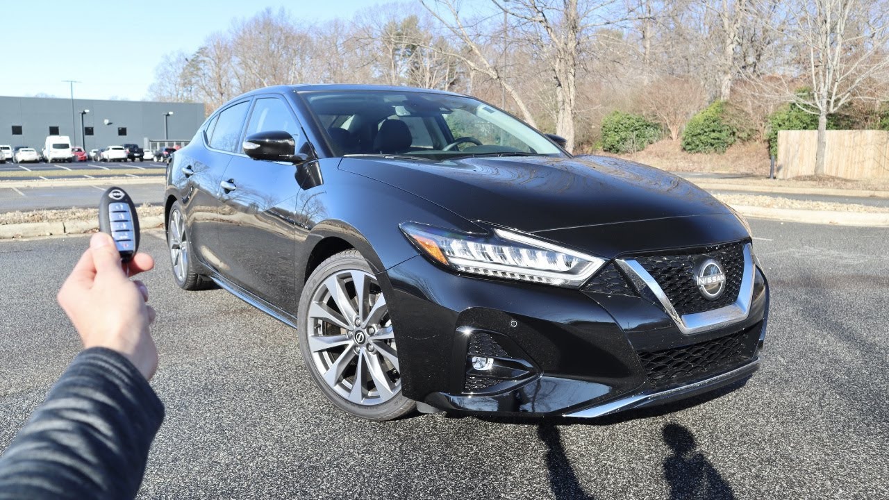 2023 Nissan Maxima Platinum: Start Up, Walkaround, POV, Test Drive and Review