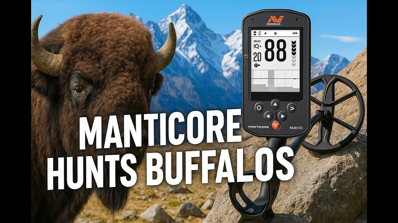 Manticore metal detecting for Buffalo nickels. 0 recovery speed used!