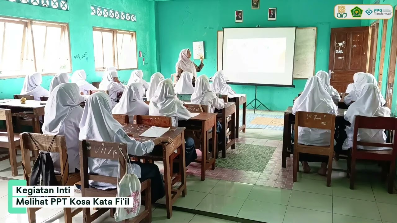 UKIN Praktik Pembelajaran PPG Batch 4 Kelas VIII Tema Al Hiwayah Materi Pokok Jumlah Fi'liyah