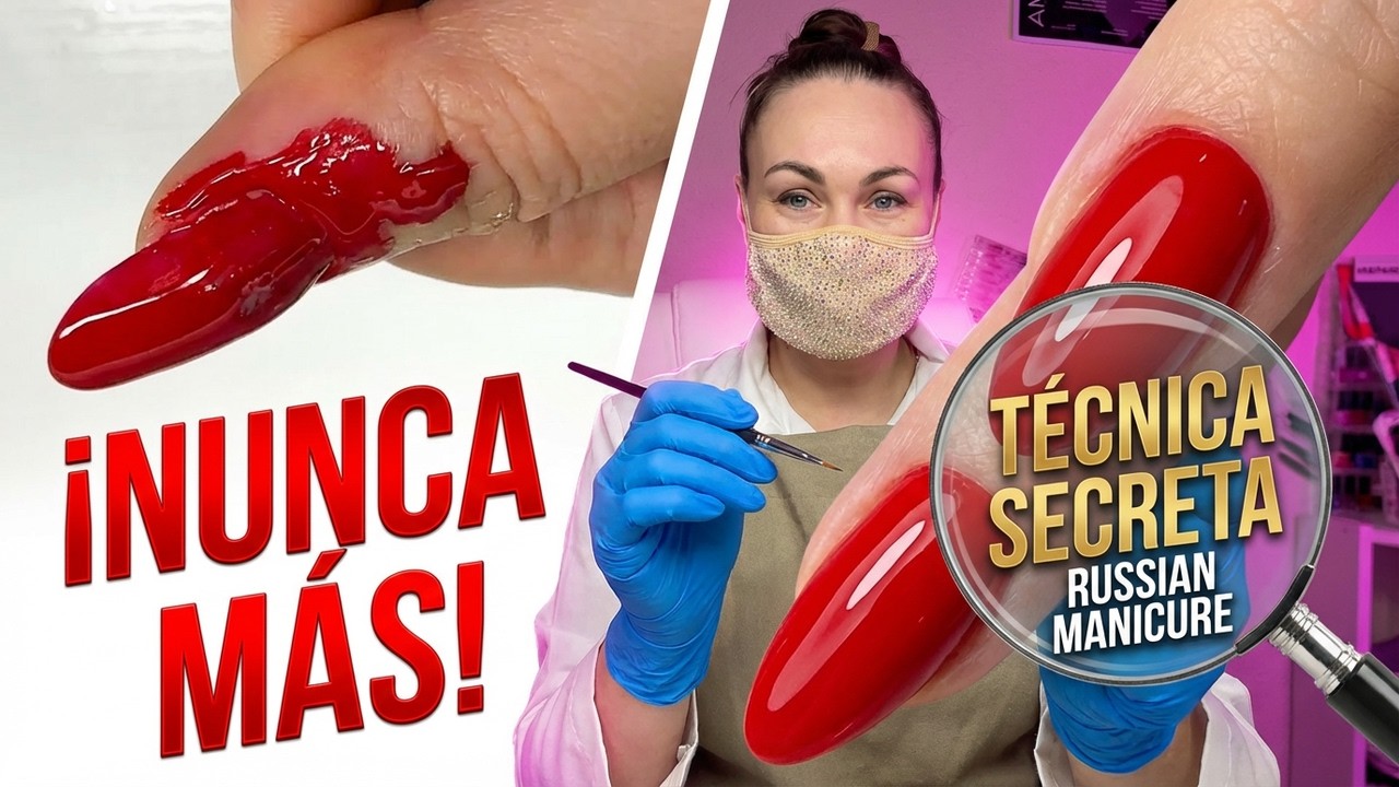 Uñas rojas perfectas: aplicación limpia y duradera