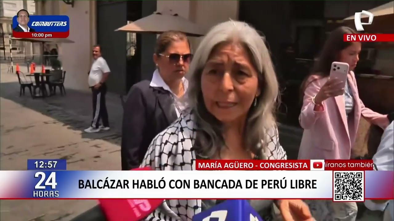 24Horas VIVO | Balcázar da inicio a diálogo con bancadas