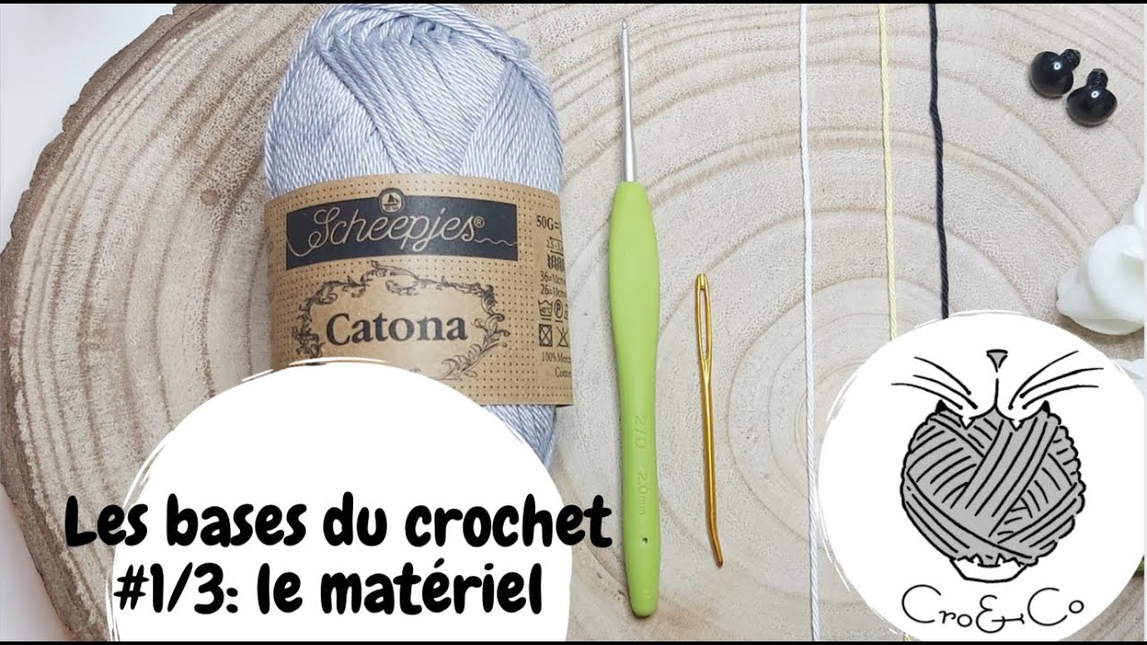 Les bases du crochet pour amigurumi #1/3 le matériel