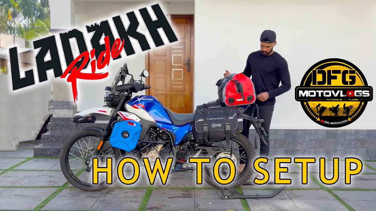 Hero Xpulse 210 Modifications for Ladakh ride