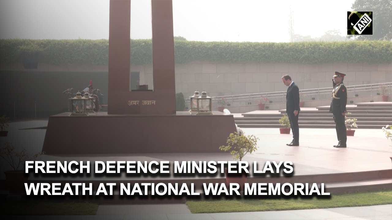 French Defence Minister Sebastien Lecornu lays wreath at National War Memorial in Delhi