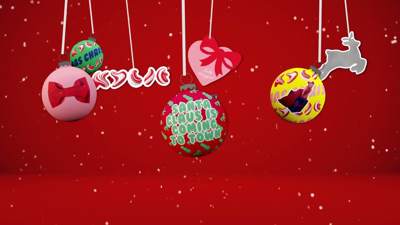 Kylie Minogue - Santa Claus is Coming to Town (feat. Frank Sinatra) (Visualiser)