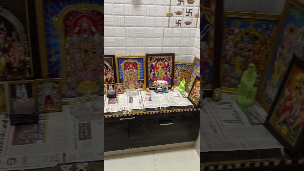 My Pooja room before vs after #ytshort #shorts #poojamandir #before #after