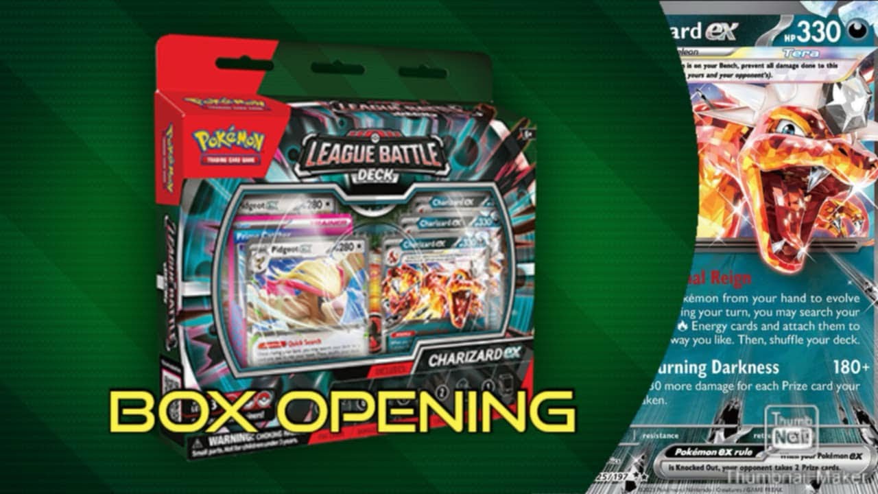 Pokémon League Battle Deck: Charizard EX | Box Opening