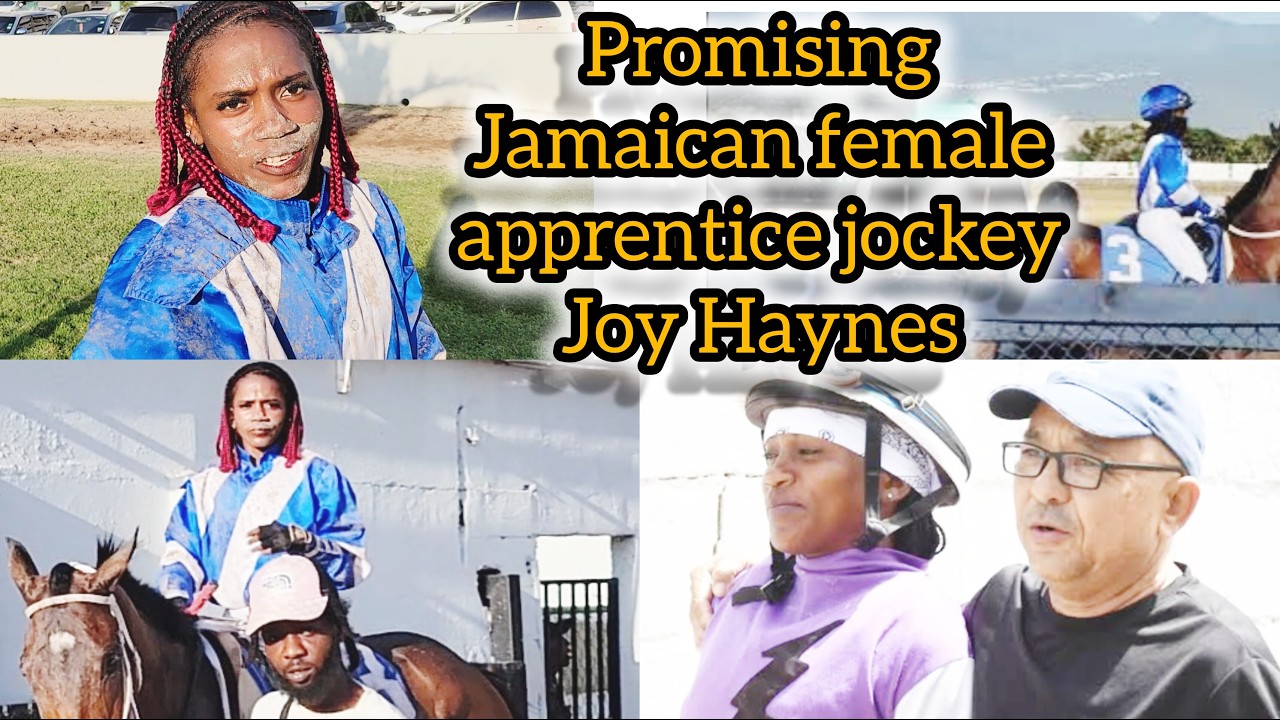 PROMISING JAMAICAN FEMALE APPRENTICE JOCKEY JOY HAYNES
