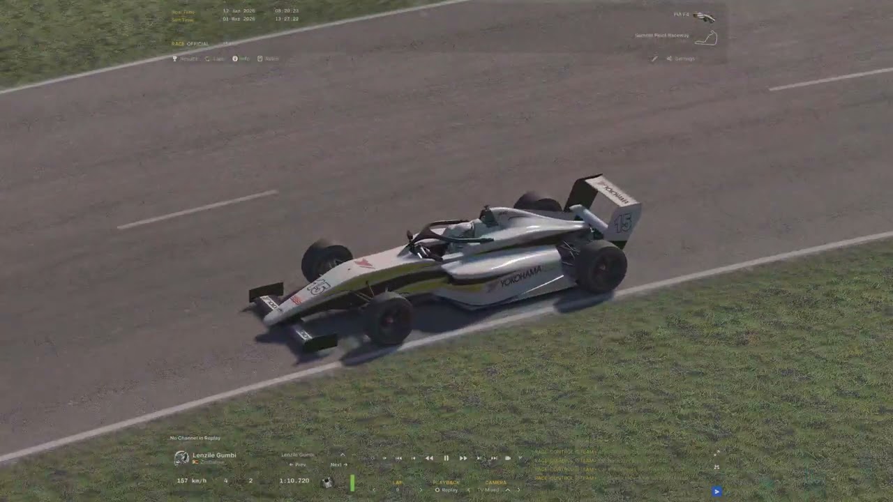 F4 Podium in Summit Point Raceway | iRacing