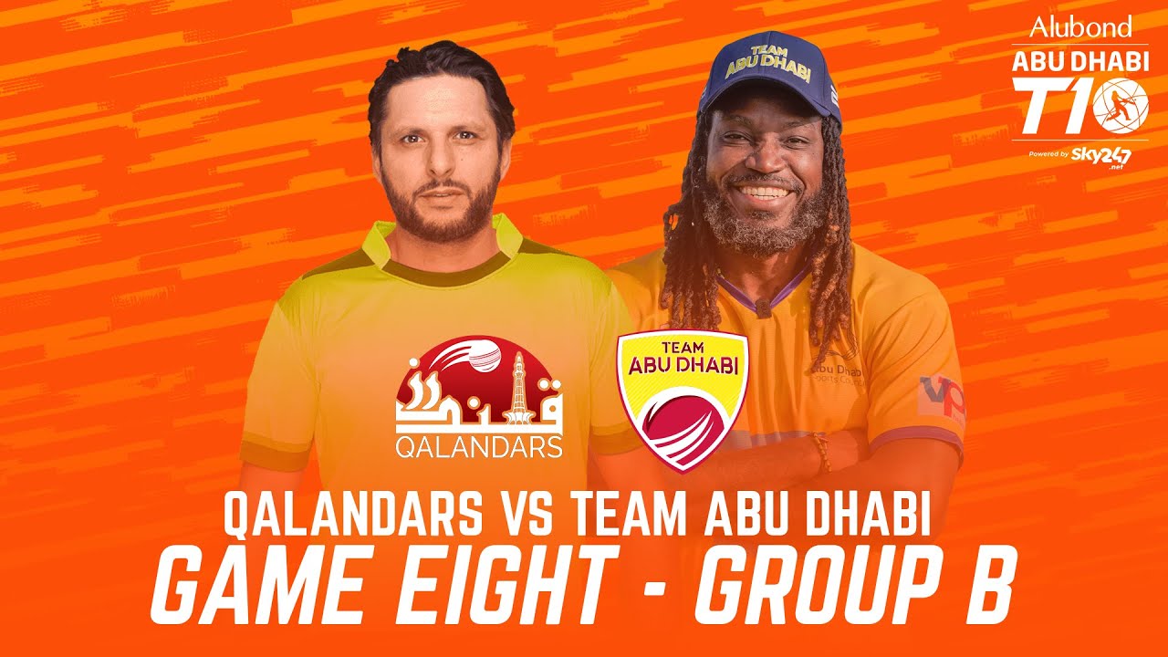 Match 8 HIGHLIGHTS I Team Abu Dhabi vs Qalandars I Day 3 I Abu Dhabi T10 I Season 4