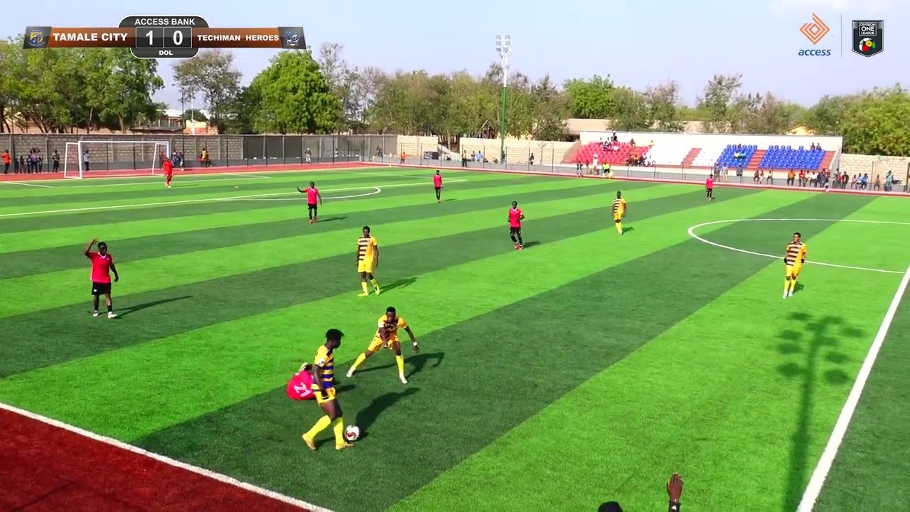 TAMALE CITY 1 -  0 TECHIMAN HEROS - 2023/24 ACCESS BANK DIVISION ONE LEAGUE