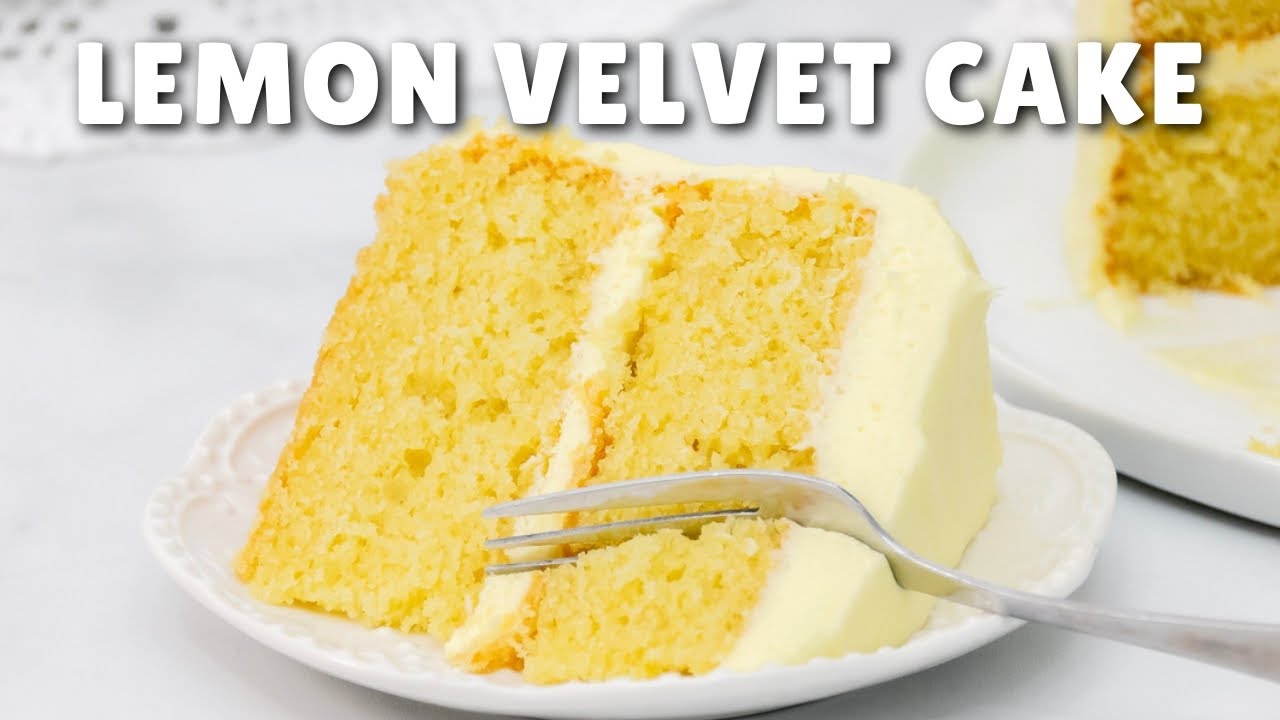 A Slice of Lemon Heaven: Lemon Velvet Cake
